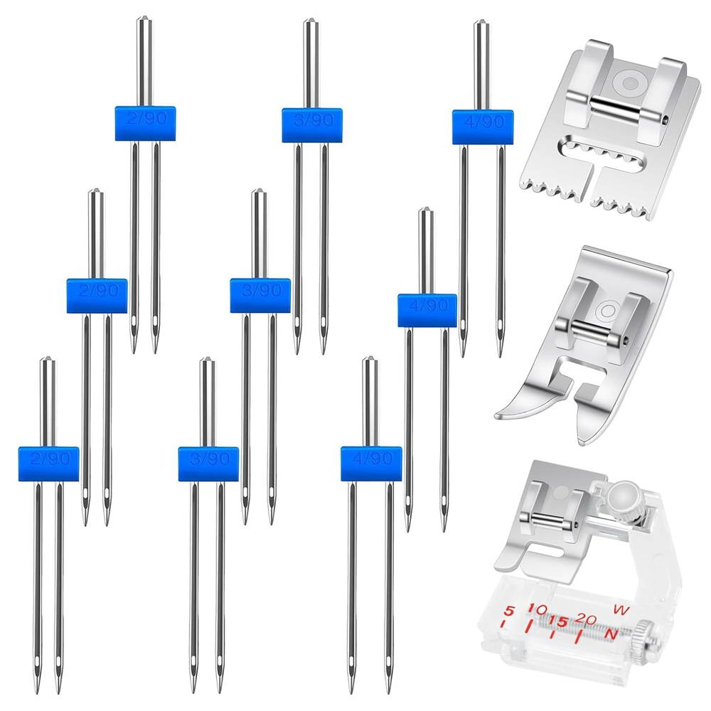 Embroidery Generator - 3PCS Sewing Machine Twin Needle Double