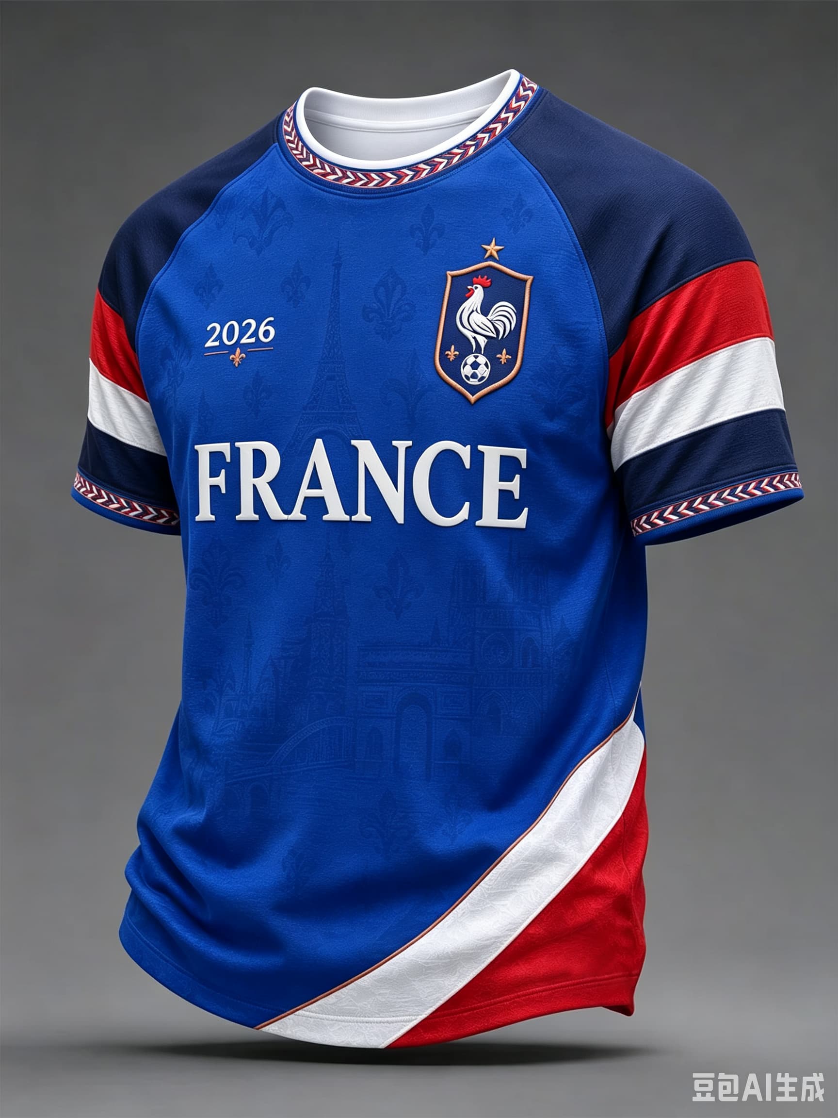 Embroidery Legacy - Vintage Geometric 2026 Football Jersey Gold