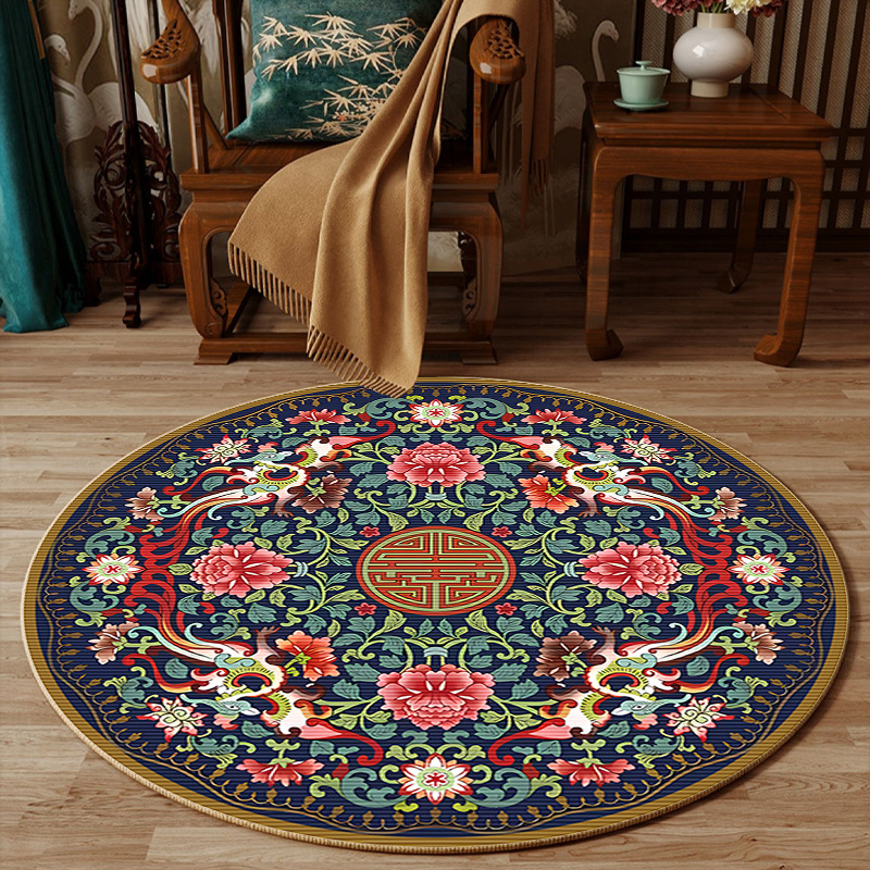 Embroidery Online Designs - Chinese Style Flower Design Bedroom Decoration