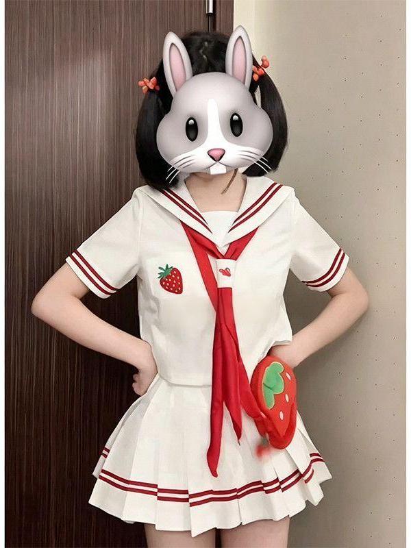 Embroidery Uniforms - 2026 Anime JK Uniform Strawberry Embroidery