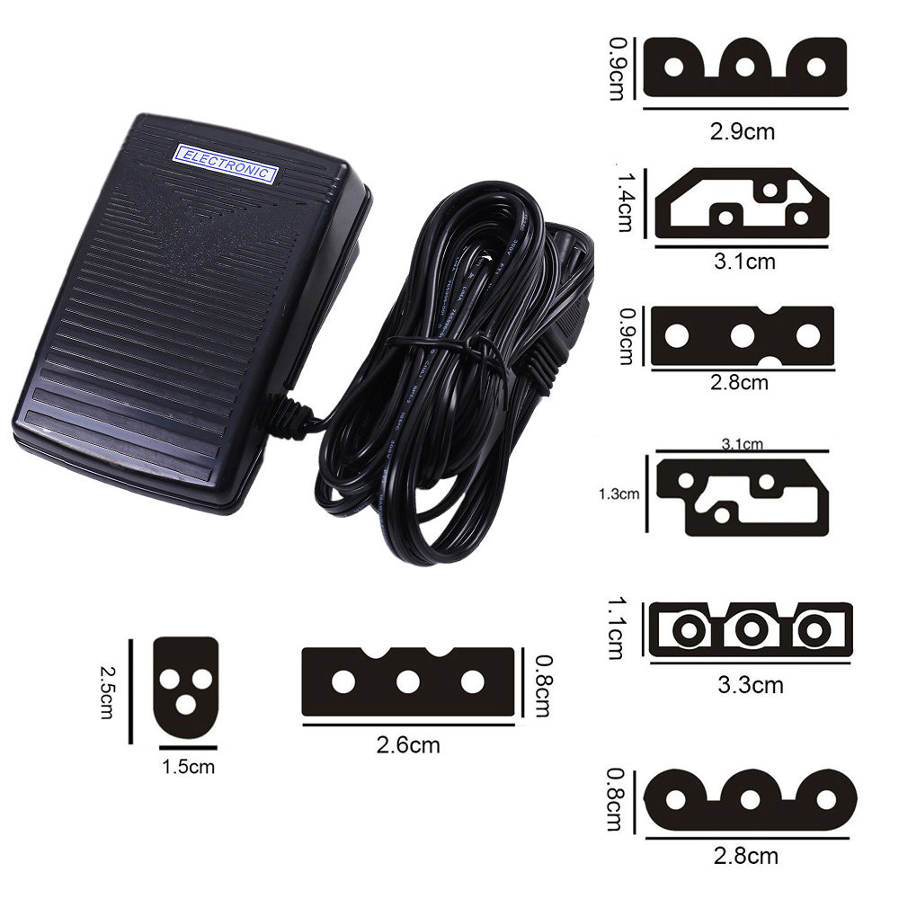 Embroidery Generator - Foot Pedal Sewing Machine Switch PowerCord