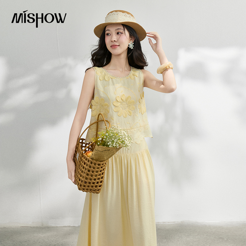 MISHOW French Floral Embroider - Embroidery Blouse recension och pris