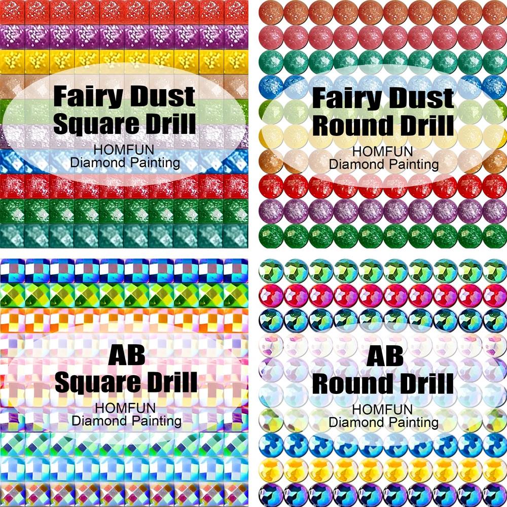 HOMFUN Fairy Dust AB Diamond P - Embroidery Lady Bug recension och pris