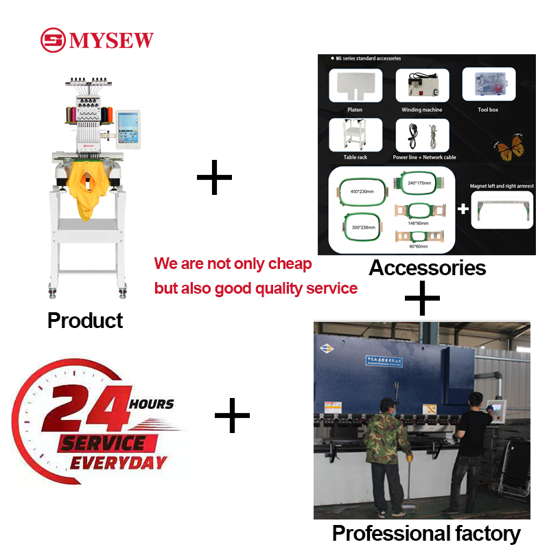 MYSEW MFS800 Single Head 9  s  - Embroidery Machines recension och pris