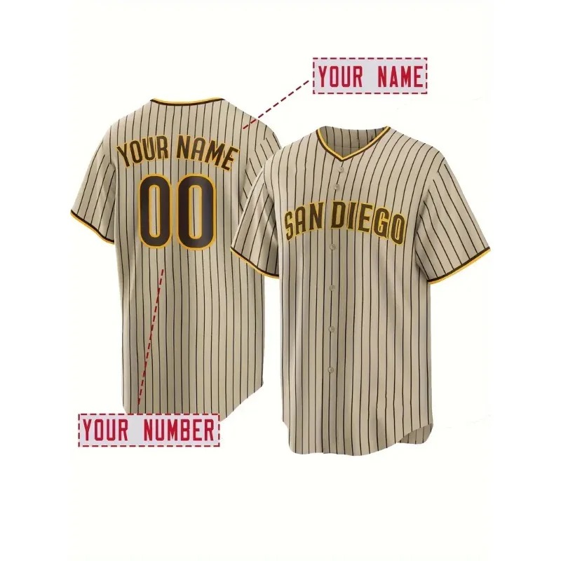 Custom Name And Number Men's E - Embroidery Blouse recension och pris
