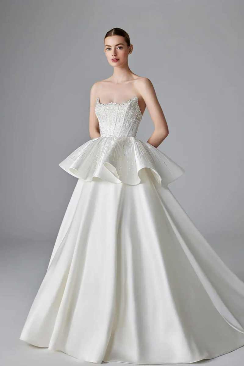 Elegant Wedding Dress A-Line S - Embroidery Online Designs recension och pris