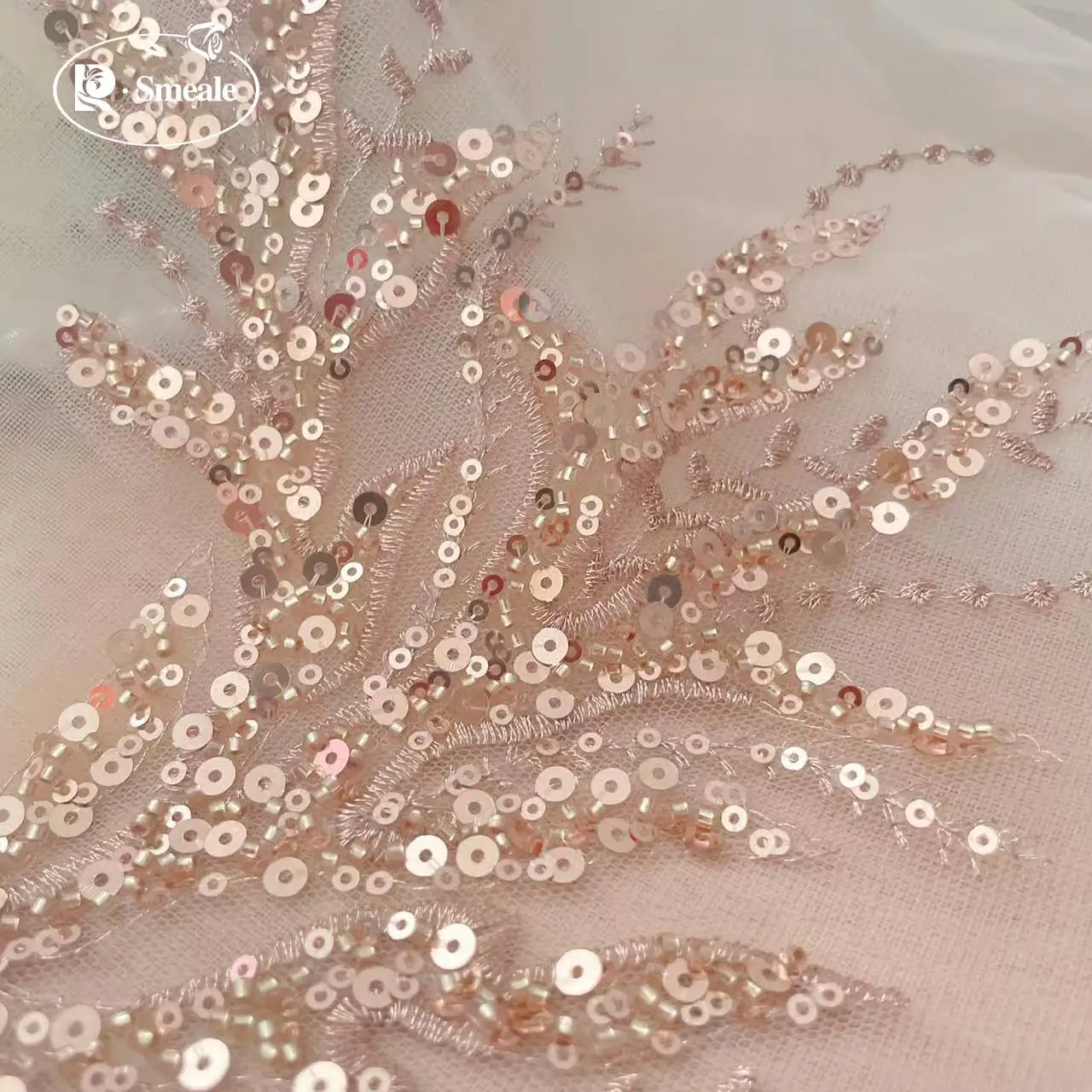 5Pair-2Pair.Rose Gold Sequin T - Embroidery Gold recension och pris