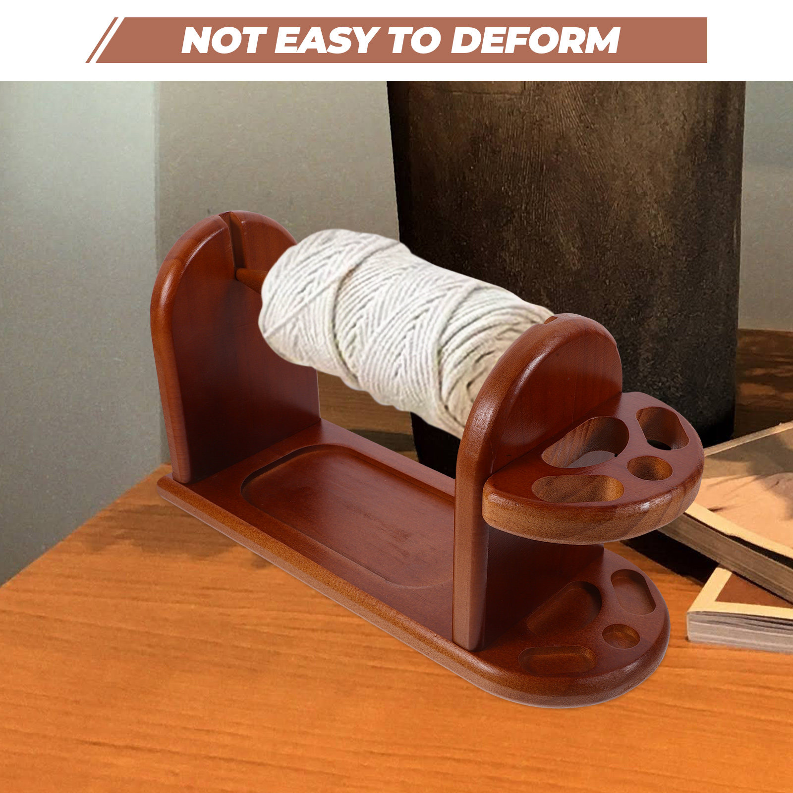 Sturdy Wooden Yarn Holder for  - Embroidery Thread Yarn recension och pris