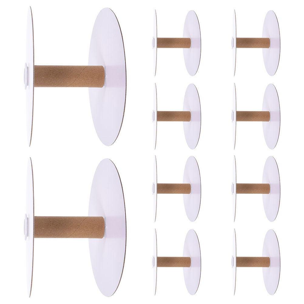 12Pcs Paper Spool Wire Storage - Embroidery Thread Yarn recension och pris