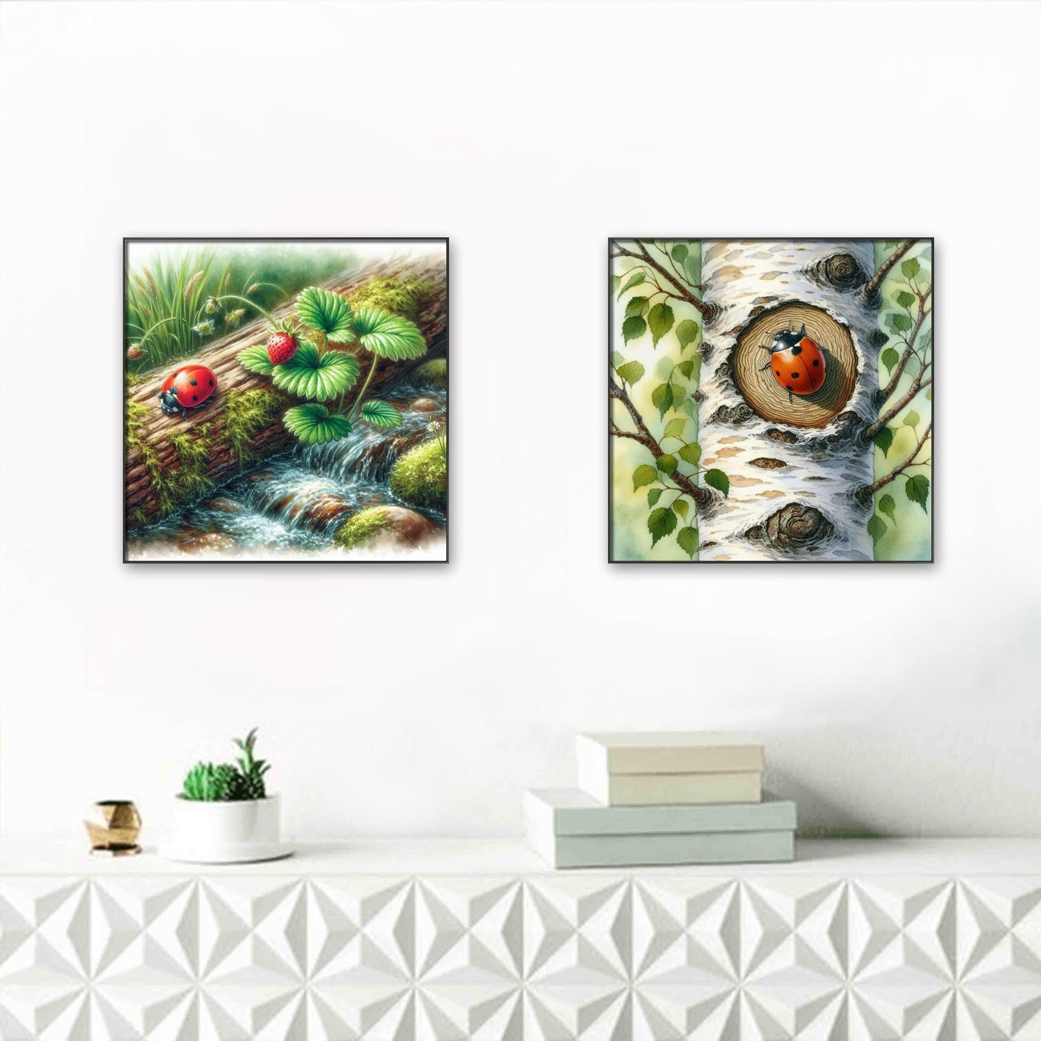 New Ladybug insect DIY AB Diam - Embroidery Lady Bug recension och pris