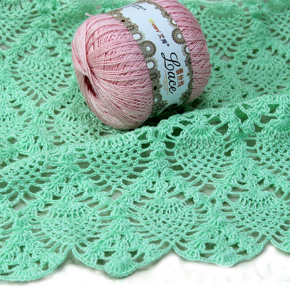 50g/Ball Soft Cotton Lace Yarn - Embroidery Thread Yarn recension och pris