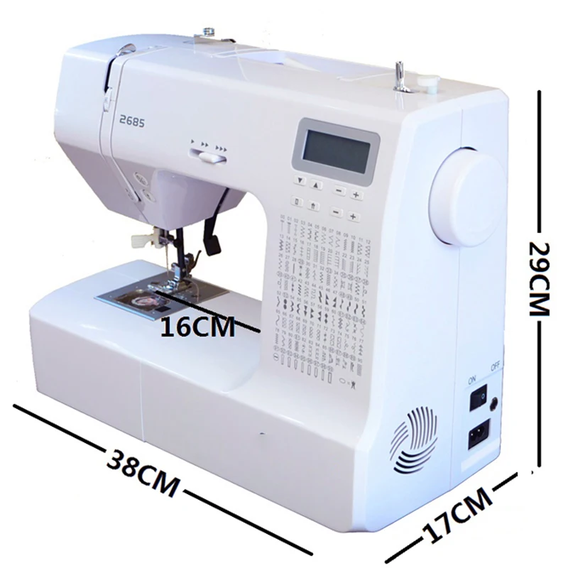 1PC Household Electric Lcd Dis - Embroidery Chain Stitch recension och pris