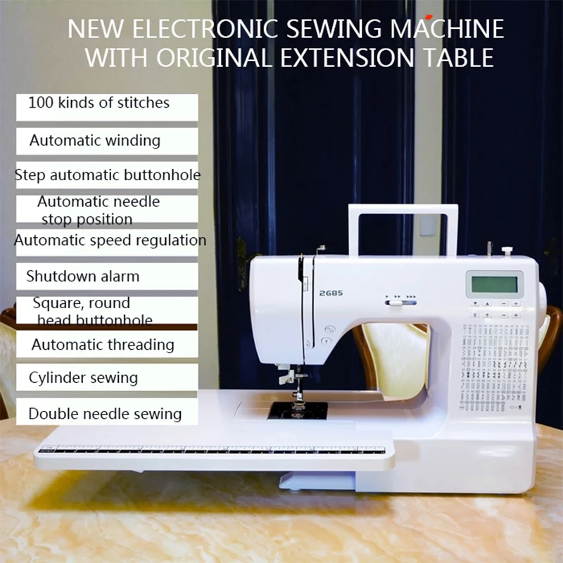 1PC Household Electric Lcd Dis - Embroidery Chain Stitch recension och pris