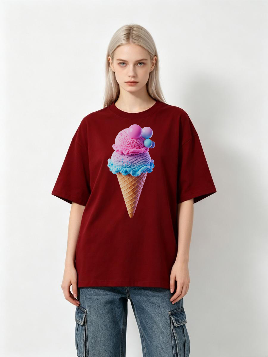 T Shirts Girls Chain-Stitched  - Embroidery Chain Stitch recension och pris