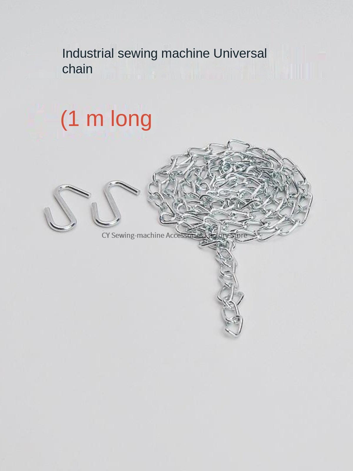 1m Iron Chain with Hook Pedal  - Embroidery Chain Stitch recension och pris