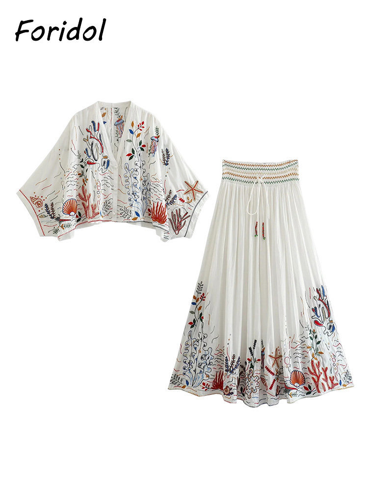Foridol Marine Organism Embroi - Embroidery Uniforms recension och pris
