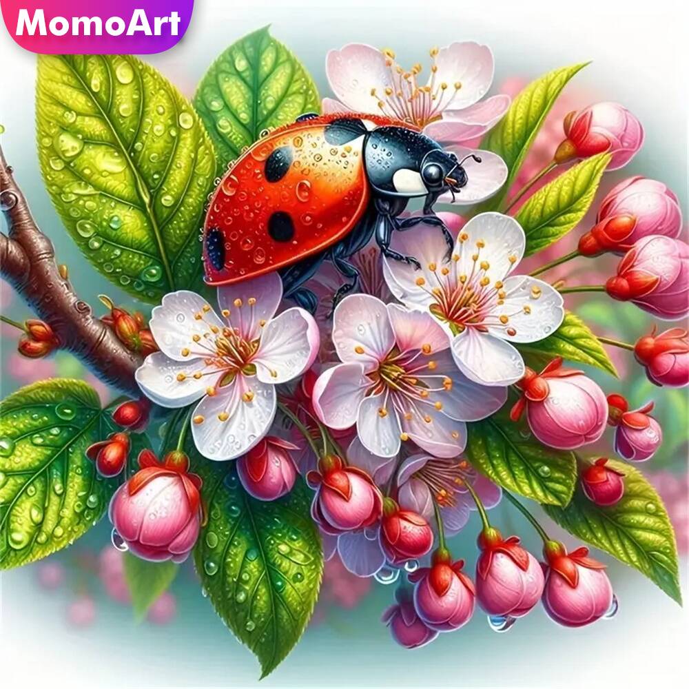 Momoart Diamond Embroidery Lad - Embroidery Lady Bug recension och pris