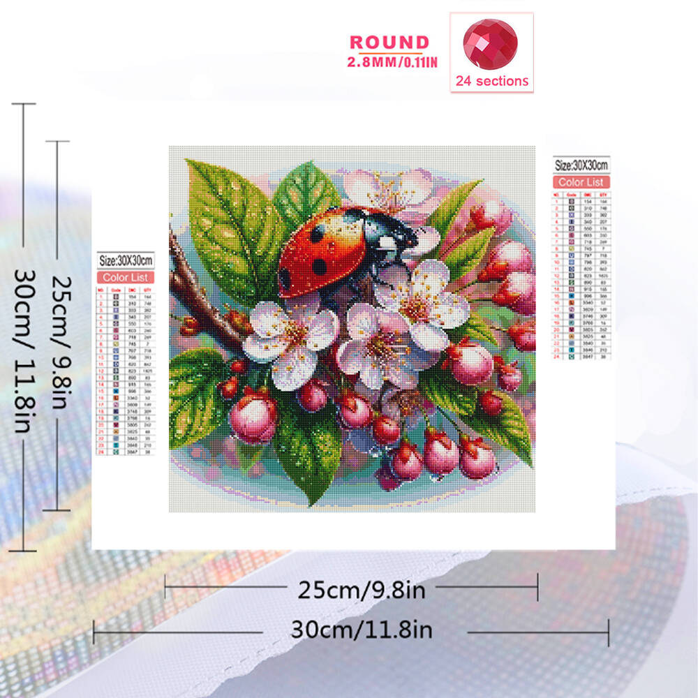 Momoart Diamond Embroidery Lad - Embroidery Lady Bug recension och pris