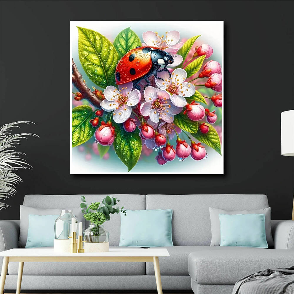 Momoart Diamond Embroidery Lad - Embroidery Lady Bug recension och pris