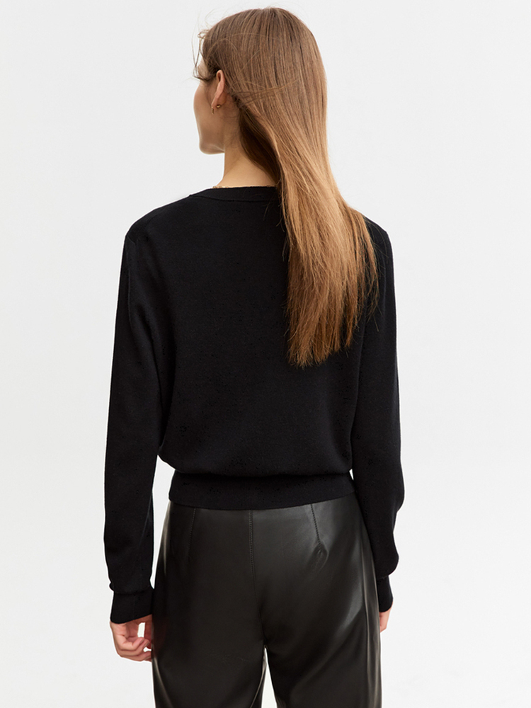 AMII Minimalist Woolly Sweater - Embroidery Lady Bug recension och pris