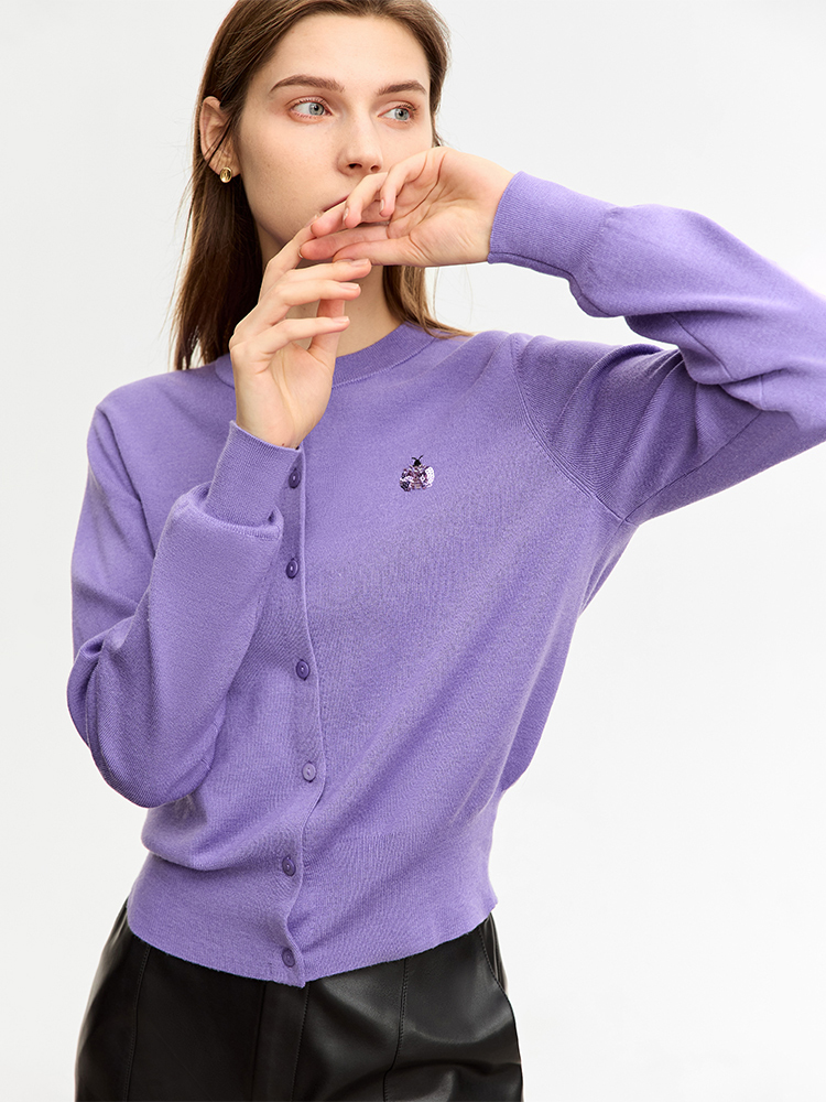 AMII Minimalist Woolly Sweater - Embroidery Lady Bug recension och pris