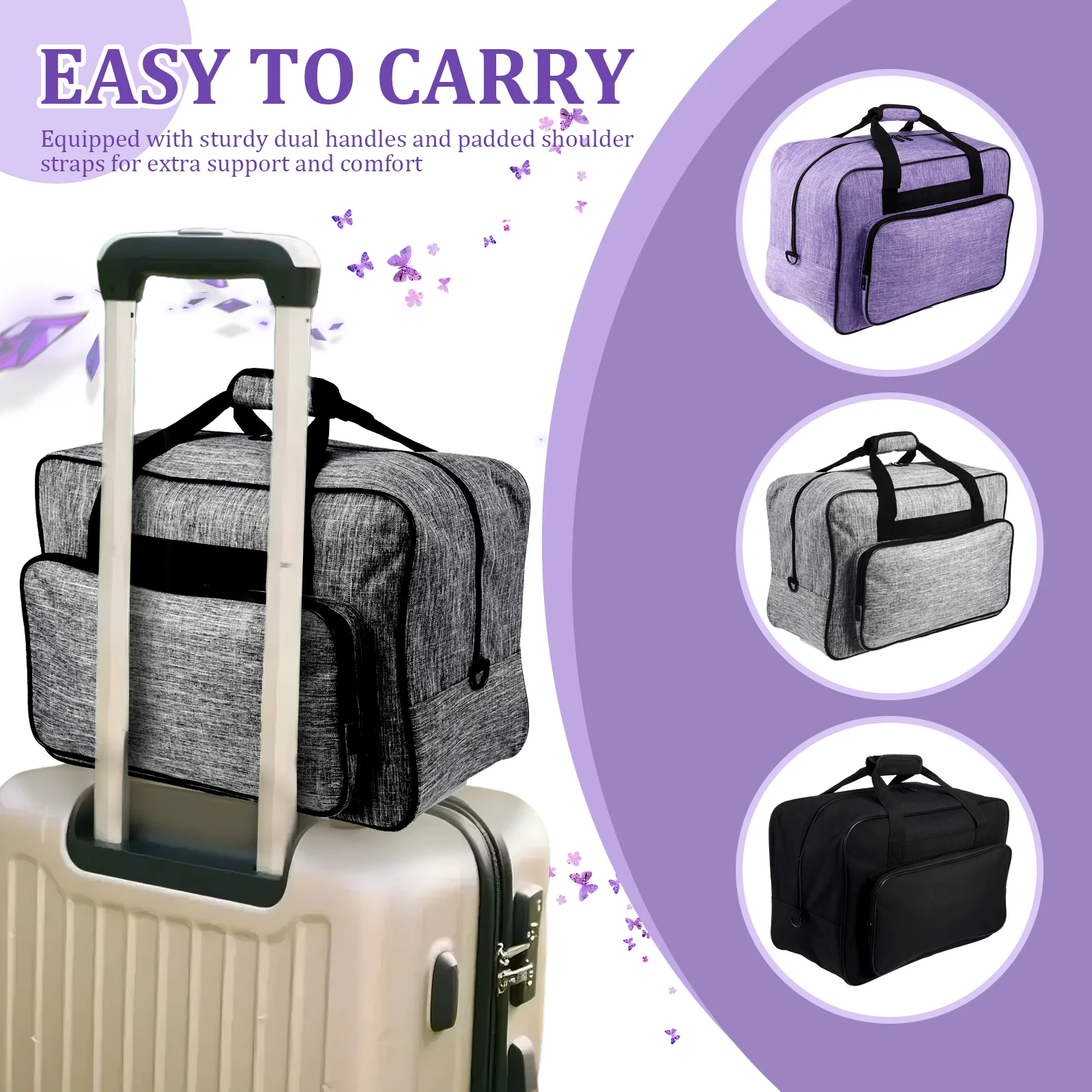 Sewing Machine Carrying Case w - Embroidery Removal Tool recension och pris