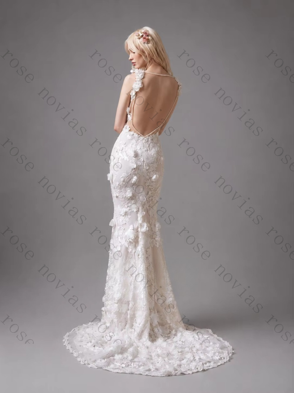 Customized 3D Flower Lace Back - Embroidery Online Designs recension och pris