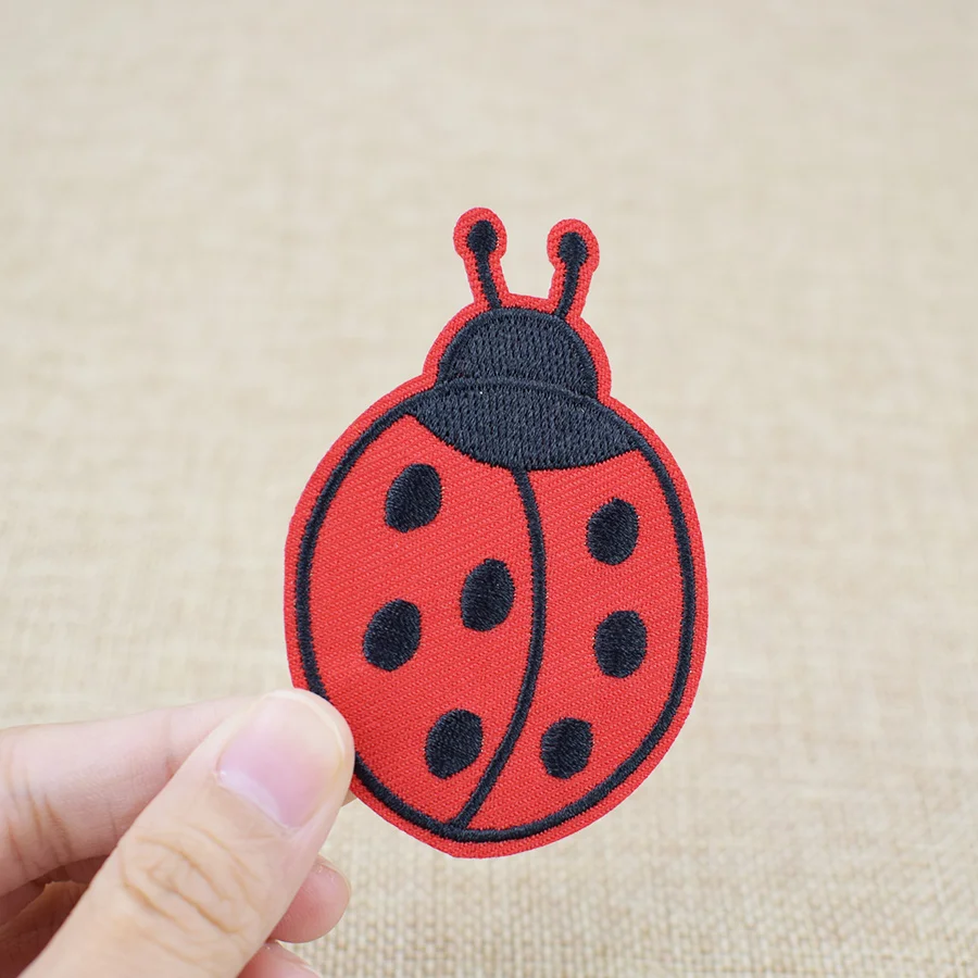 Patches for Clothes Iron on Ap - Embroidery Lady Bug recension och pris