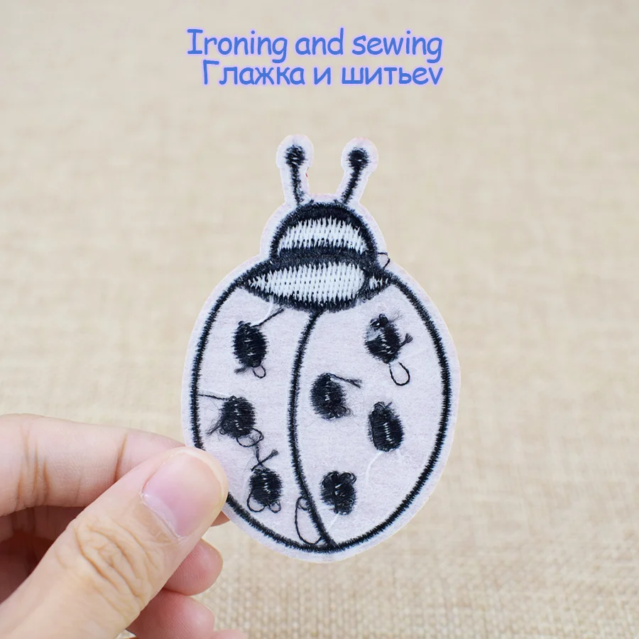 Patches for Clothes Iron on Ap - Embroidery Lady Bug recension och pris