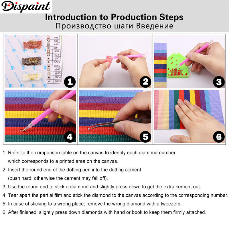Dispaint DIY Diamond Painting  - Embroidery Lady Bug recension och pris