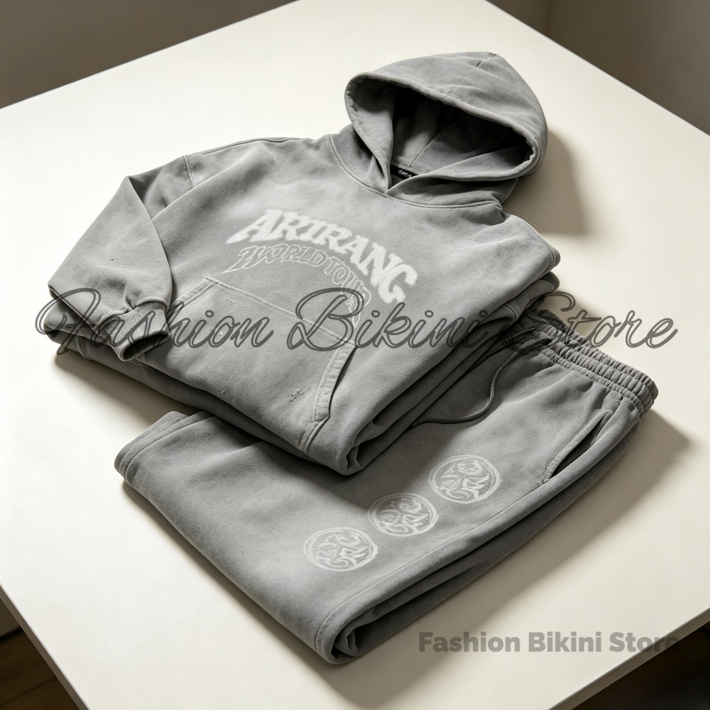 NEW Washed Grey Retro Hoodie 3 - Embroidery Garments recension och pris