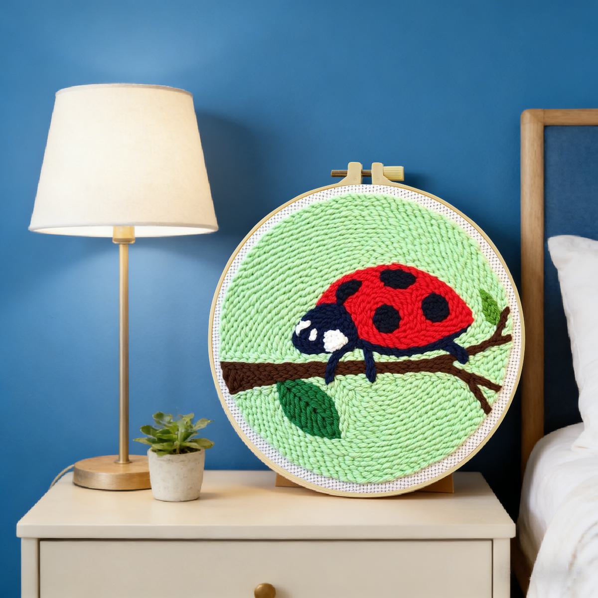 20X20CM/7.87inch Insect - Seve - Embroidery Lady Bug recension och pris