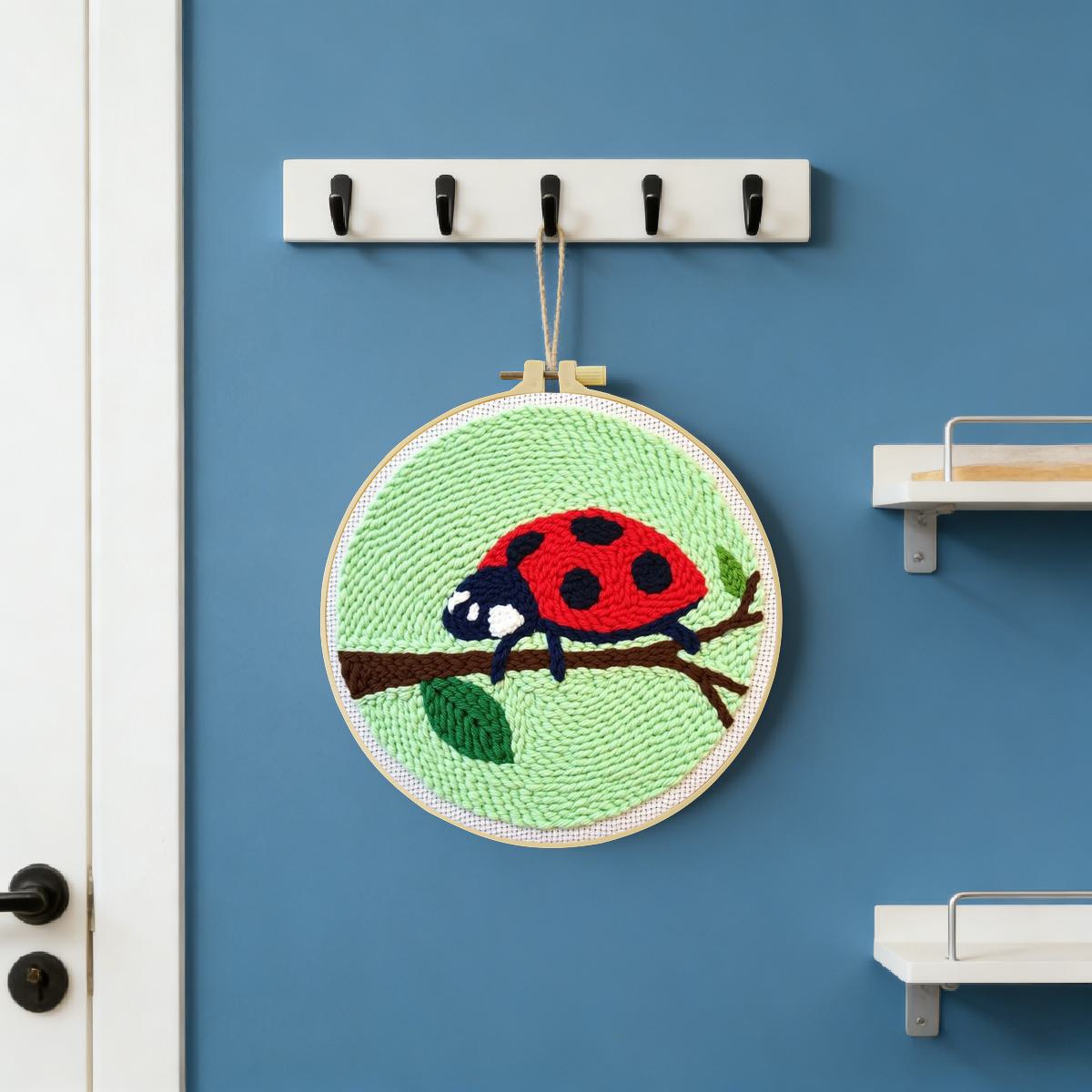 20X20CM/7.87inch Insect - Seve - Embroidery Lady Bug recension och pris