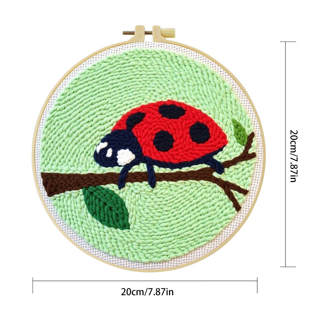 20X20CM/7.87inch Insect - Seve - Embroidery Lady Bug recension och pris