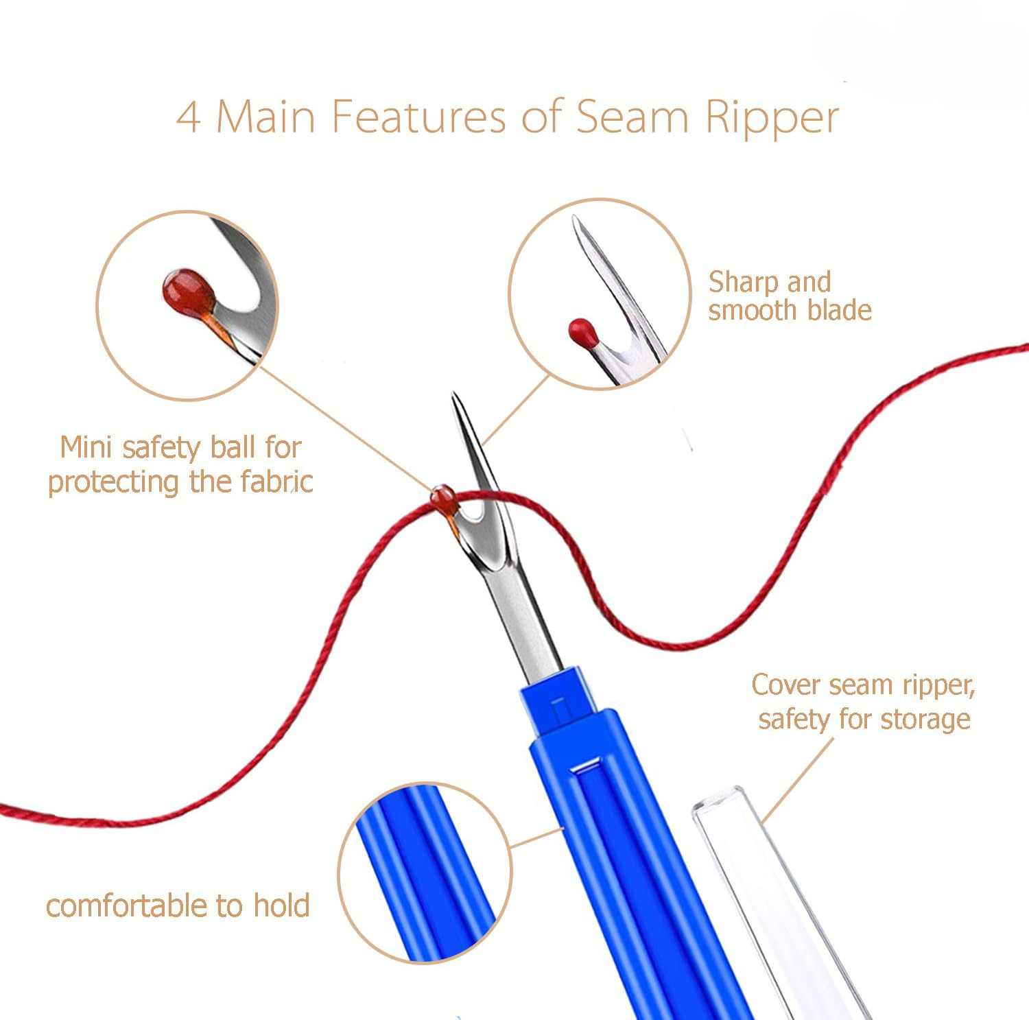 Sewing Seam Ripper Kit  Sewing - Embroidery Removal Tool recension och pris