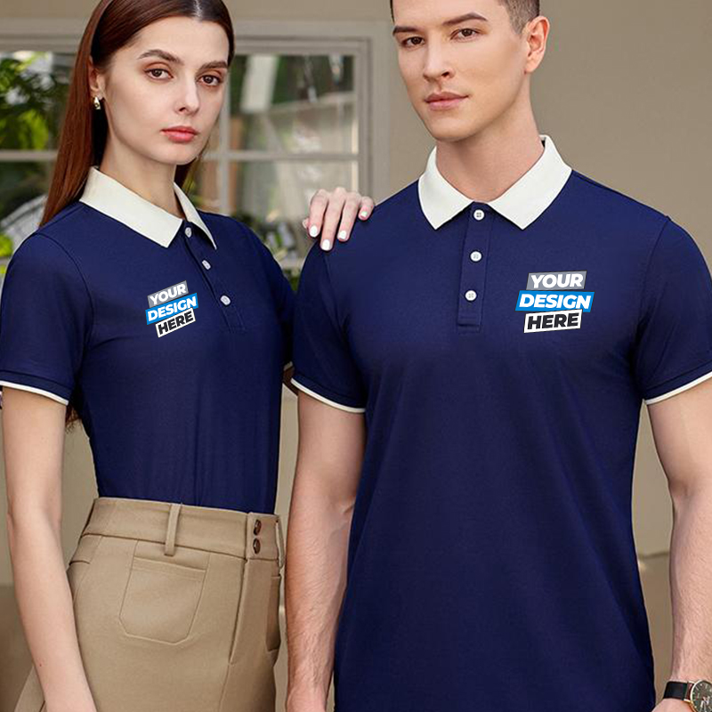 Color Block Polo Shirt - Free  - Embroidery Uniforms recension och pris