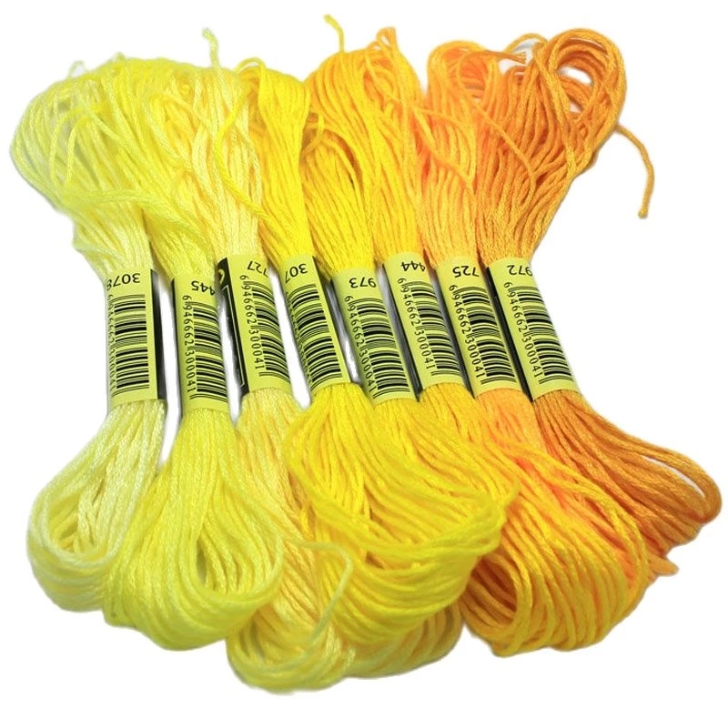 8/12/24/36Pcs Multicolor Simil - Dmc Floss Set recension och pris