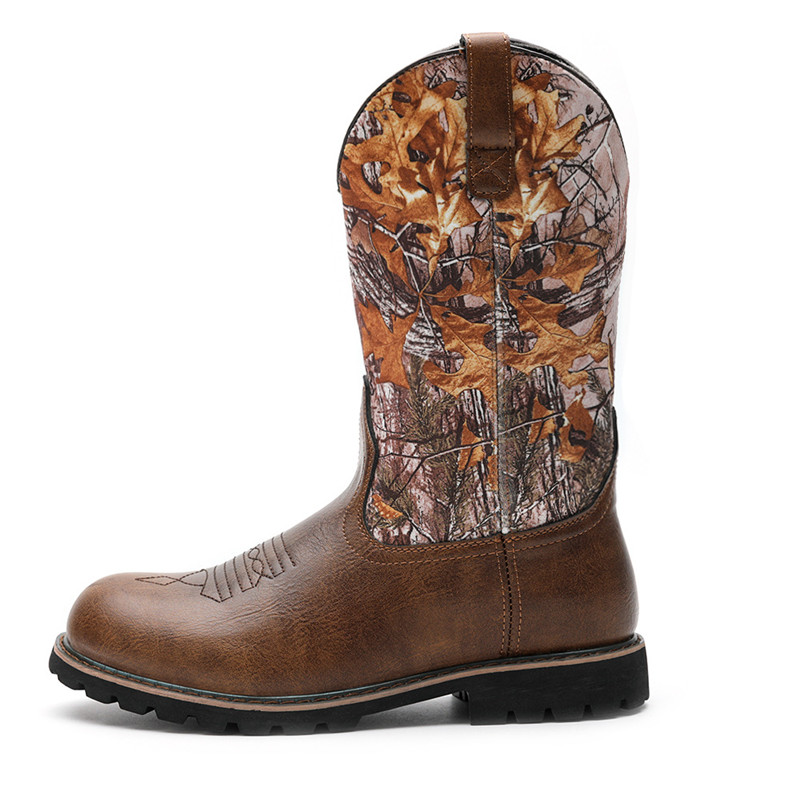 Men's Boots Classic Handmade E - Embroidery Print recension och pris