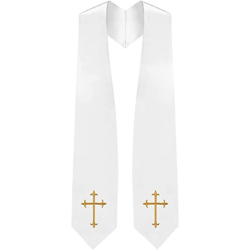 Reversible Clergy Stole Double - Embroidery Gold recension och pris