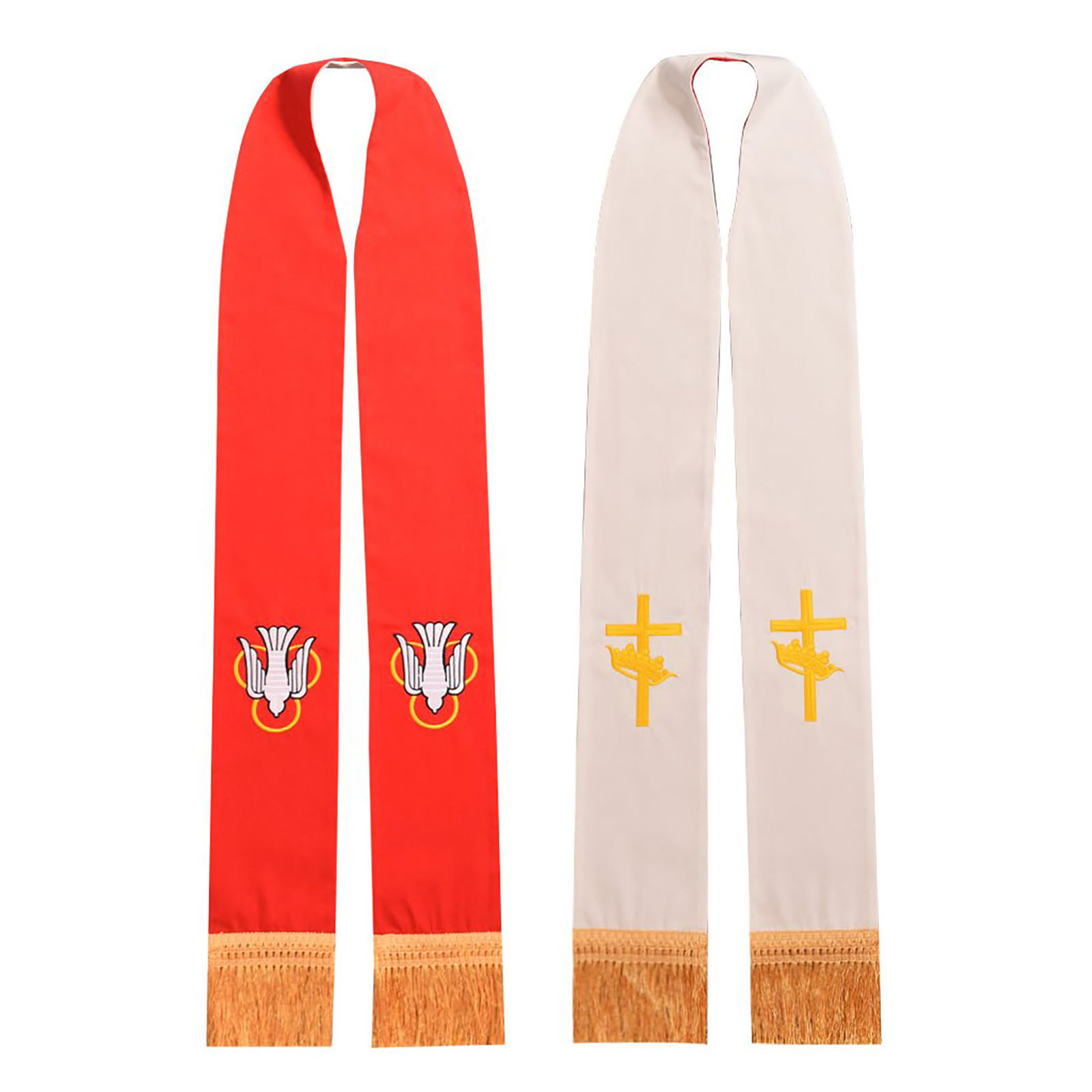 Reversible Clergy Stole Double - Embroidery Gold recension och pris