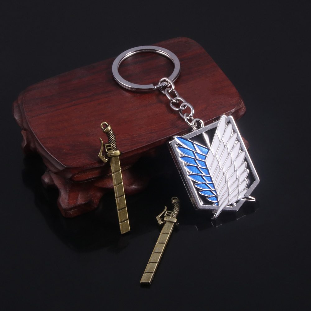Anime Attack On Titan Keychain - Embroidery Legacy recension och pris
