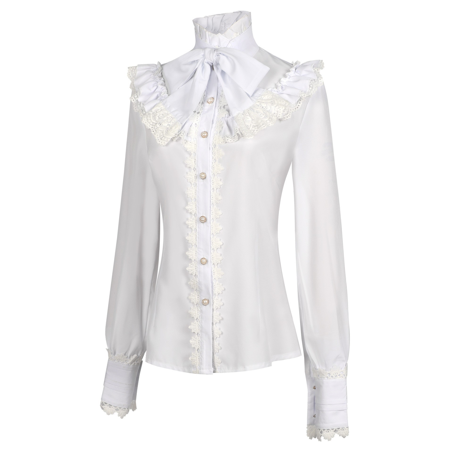 New Arrival Women's Victorian  - Embroidery Blouse recension och pris