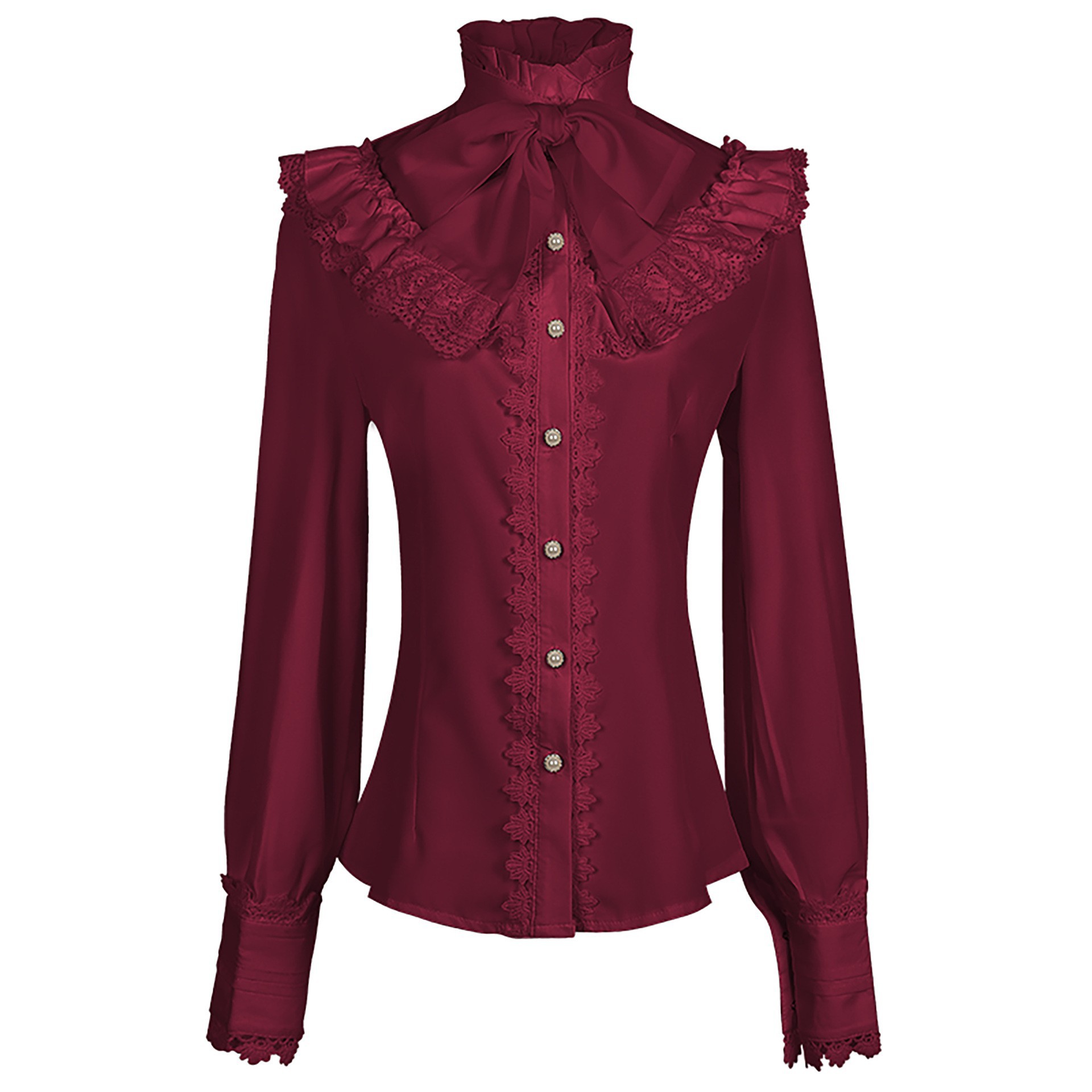 New Arrival Women's Victorian  - Embroidery Blouse recension och pris