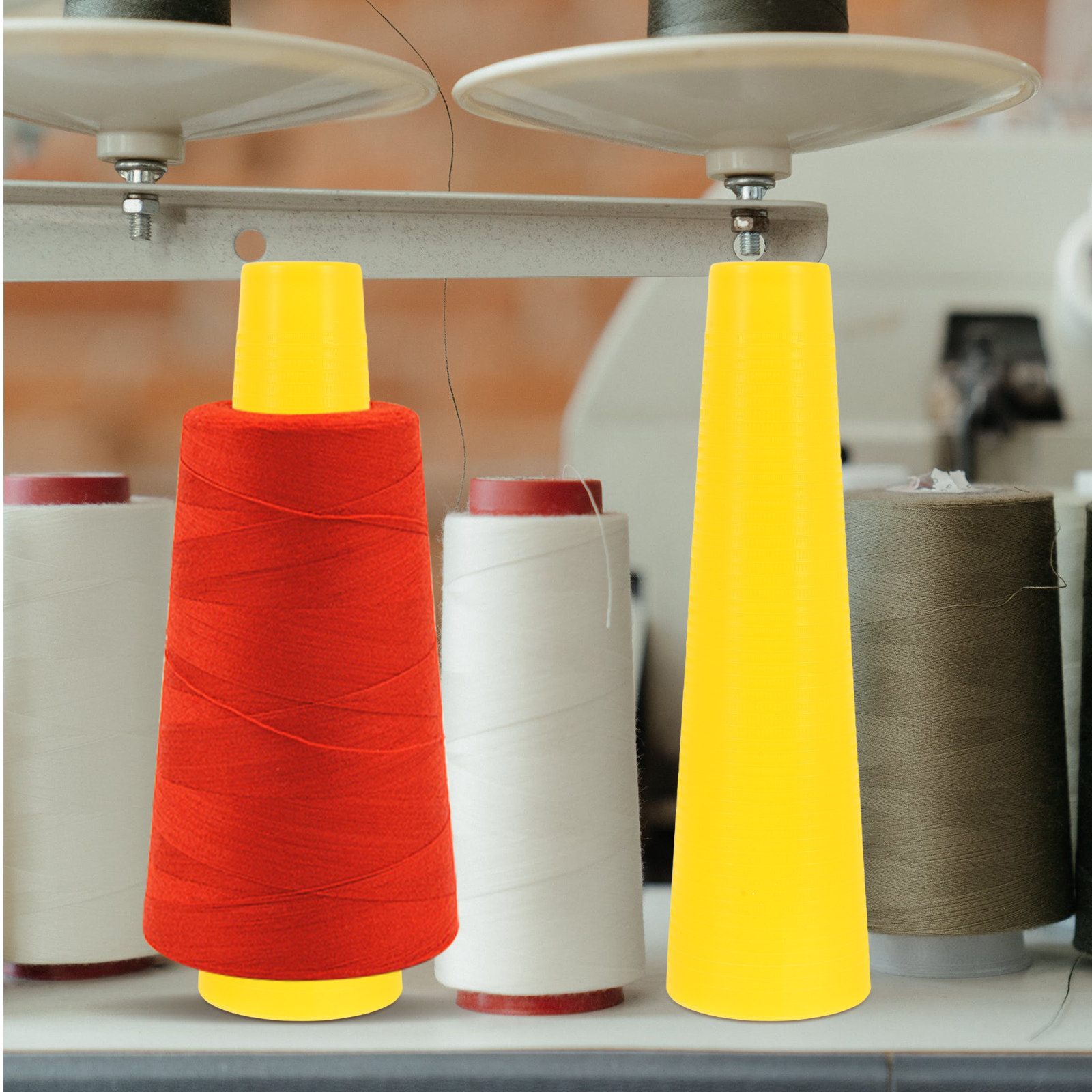 10Pcs Fade-Resistant Conical P - Embroidery Thread Yarn recension och pris