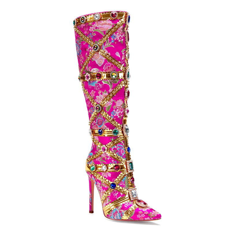 Multicolor Gemstone Gold Trim  - Embroidery Gold recension och pris