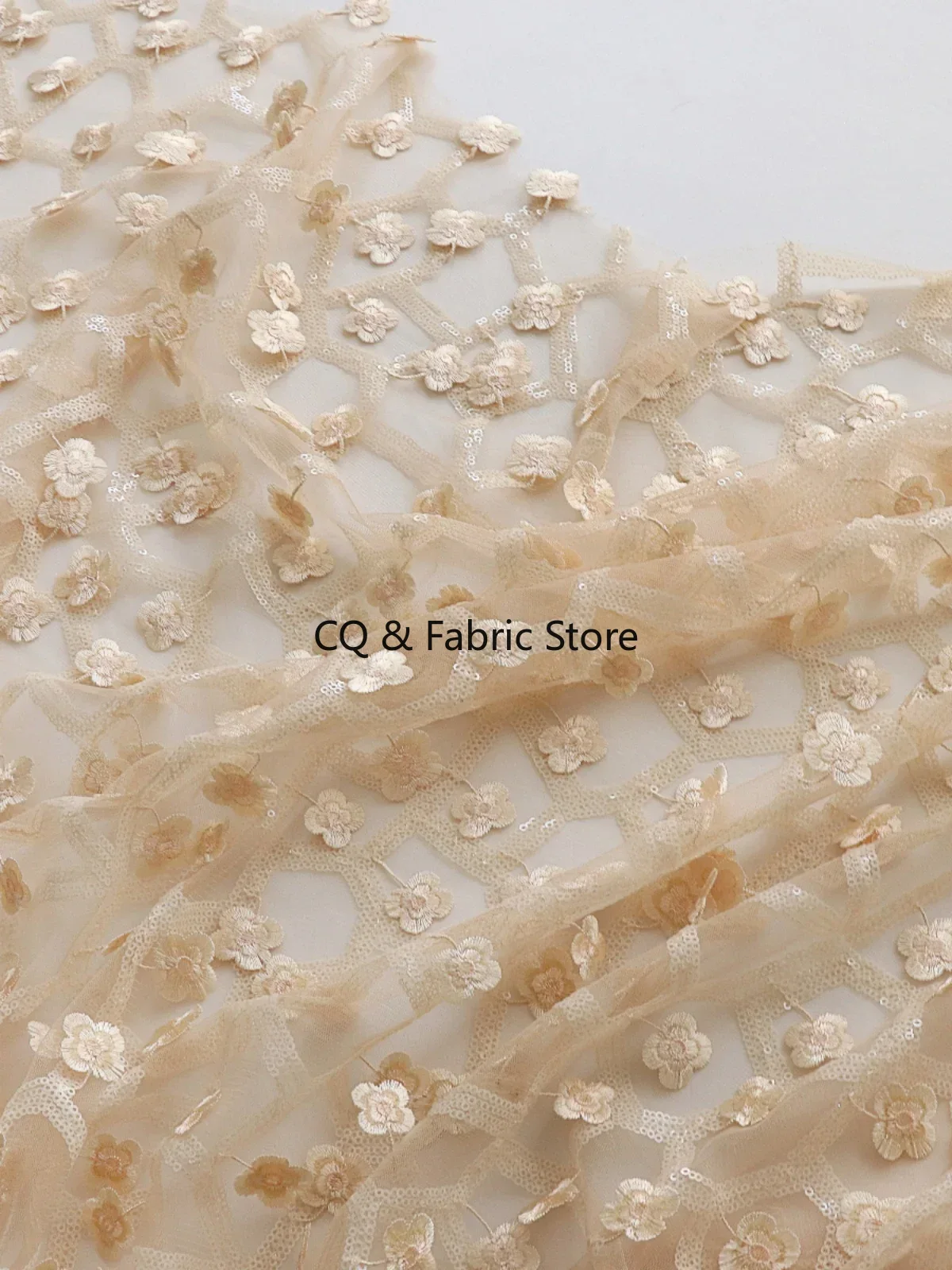 Apricot 3D Small Floral Embroi - Embroidery Design 3D recension och pris
