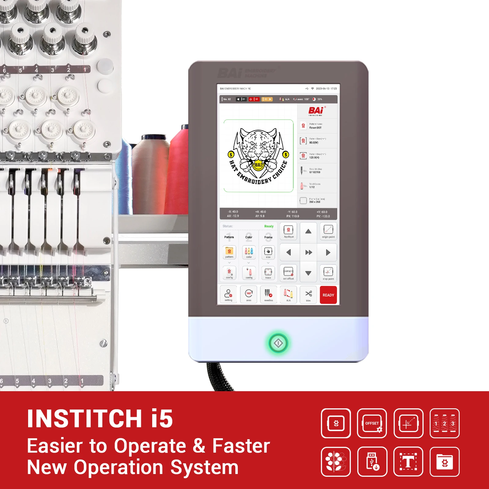 Warehouse High Speed Single He - Embroidery Machines recension och pris